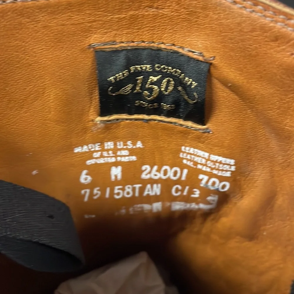 Frye Brown Leather Harness Knee-High Heeled Boots - Picture 10 of 10